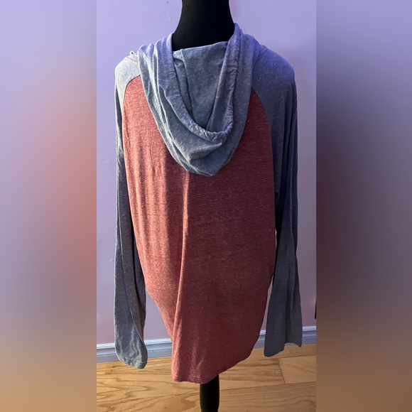 Vintage looking long sleeve Jasper hooded tee size XL - Picture 4 of 6